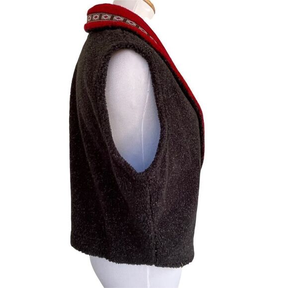 90’s Style County Clothing Co Fleece Western Style Vest M NWT - Picture 2 of 8